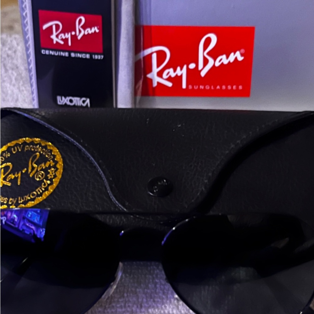 Ray-Ban Black 58mm Polarized Aviators